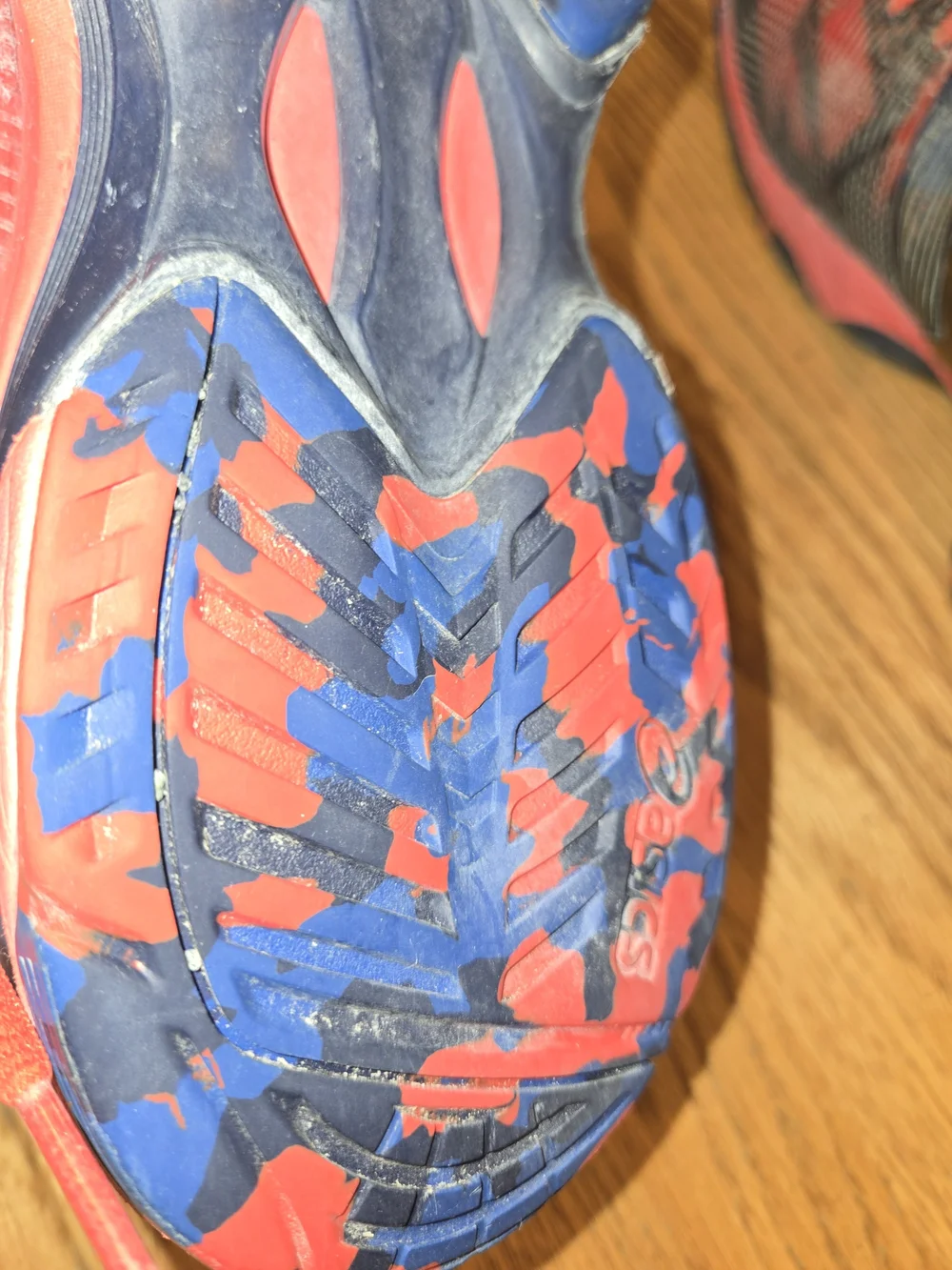 ASICS Gel-Solution Speed 3 Tennis Shoes Blue Red Graphic Men’s Size 11.5